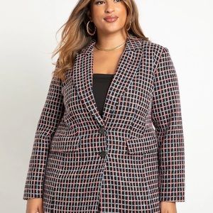 new tweed blazer from eloquii, never opened, size 18